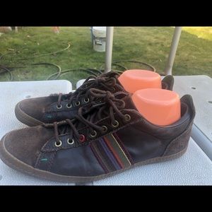 Osmo Men’s Brown Suede Leather Skateboarding Shoes